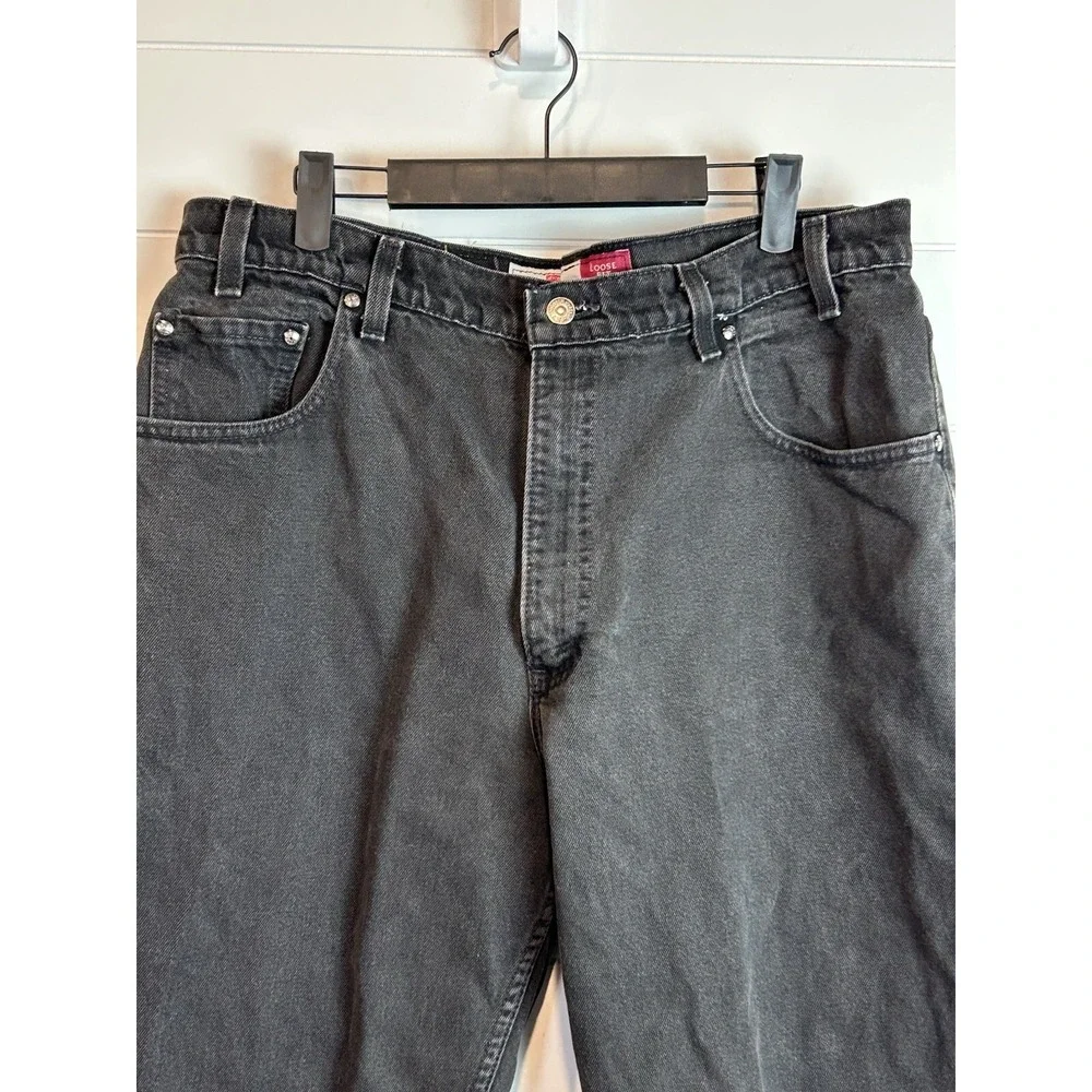 Vintage Levi's Orange Tab 38x32 Loose Fit Black 545‎ Jeans 1995